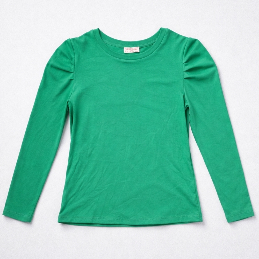 Hayden Girls Vibrant Green Knit Top Size Large NWT